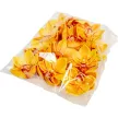 Orchidea virágfej polifoam D10cm sárga 24db/csom