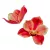 Orchidea virágfej polifoam D10cm salmon 24db/csom