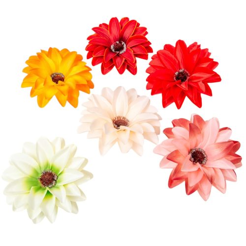 Dália virágfej szatén MIX3 D12cm 72db/#