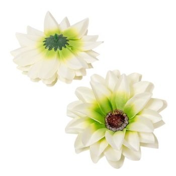 Dália virágfej szatén menta D12cm 72db/#