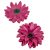 Dália virágfej szatén lila D12cm 72db/#