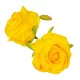 Rózsa virágfej 6cm sárga 6 darabos csomagban rendelhető (darab ár!)