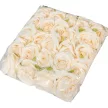 Rózsa virágfej 6cm ivory 6 darabos csomagban rendelhető (dabar ár!)