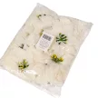 Mikulás virágfej krém D13cm 24db/csom