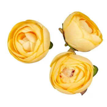  Boglárka virágfej 4,5cm sárga (6 darabos csomagban rendelhető)