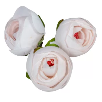   Boglárka virágfej D4,5cm világos rózsaszín 302 60db/csom