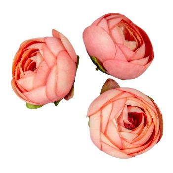 Boglárka virágfej D4,5cm sötétbarack 903 60db/csom