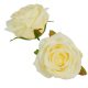 Rózsa virágfej D9cm 12db/csom krém 302