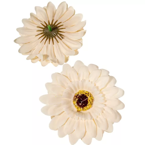 Gerbera virágfej barack D9cm 24db/csom