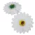 Gerbera virágfej WH D9cm 24db/csom
