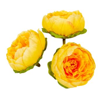   Boglárka virágfej 6cm sárga 8 darabos csomagban rendelhető (darab ár!)