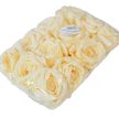 Rózsa virágfej D9cm krém 1 12db/csom