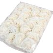 Rózsa virágfej D8cm fehér BR12 24db/csom