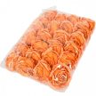 Rózsa virágfej narancs R8 D8cm 24db/csom