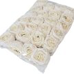 Rózsa virágfej D7cm ivory BR12 24db/csom