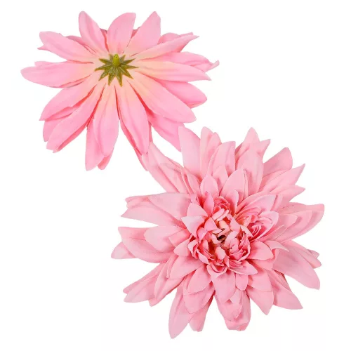 Dália virágfej D11cm old pink D5 24db/csom