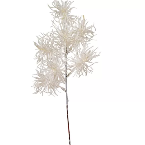 Karácsonyi díszítő ág fehér M45cm