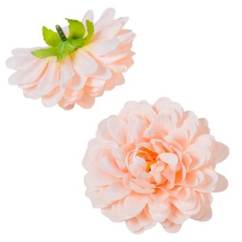   Dália virágfej salmon 7,5cm 4 darabos csomagban rendelhető (darab ár!)