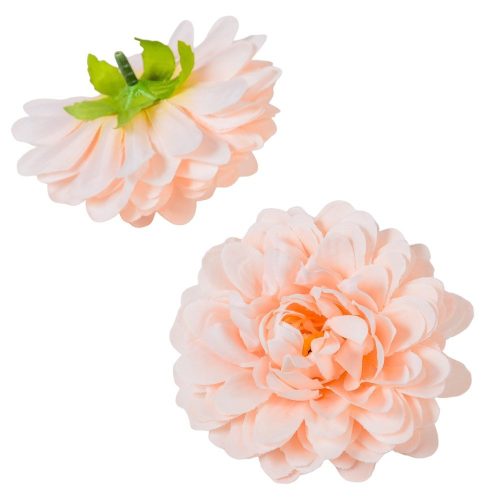 Dália virágfej salmon 302 D7,5cm 24db/csom