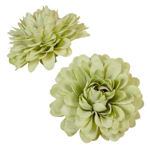 Dália virágfej oliva 7,5cm 4 darabos csomagban rendelhető (darab ár!)