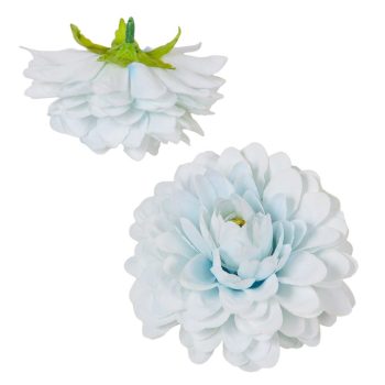   Dália virágfej tűrkiz 7,5cm 4 darabos csomagban rendelhető (darab ár!)