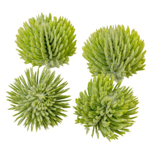 Zöld díszítő hamvas 3cm 120db/csom