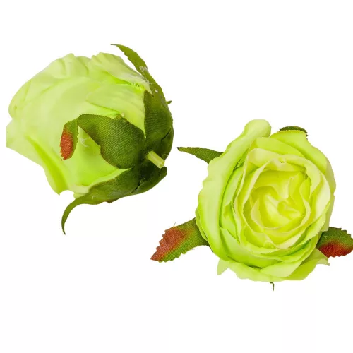 Rózsa virágfej 7cm menta 4 darabos csomagban rendelhető (darab ár!)