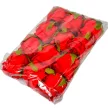 Rózsa virágfej 7cm piros 4 darabos csomagban rendelhető (darab ár!)