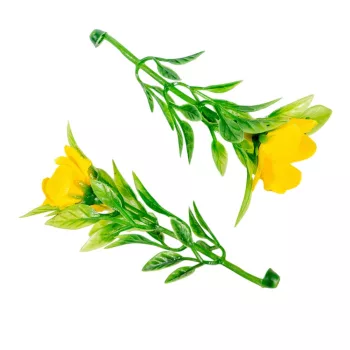 Virágos rezgő sárga 6cm 180db/csom
