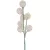 Karácsonyi pick glitteres fehér 32cm