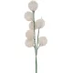 Karácsonyi pick glitteres fehér 32cm