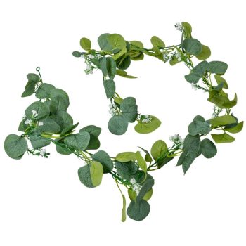 Eukaliptusz leveles girland 175cm (2db/zacskó)