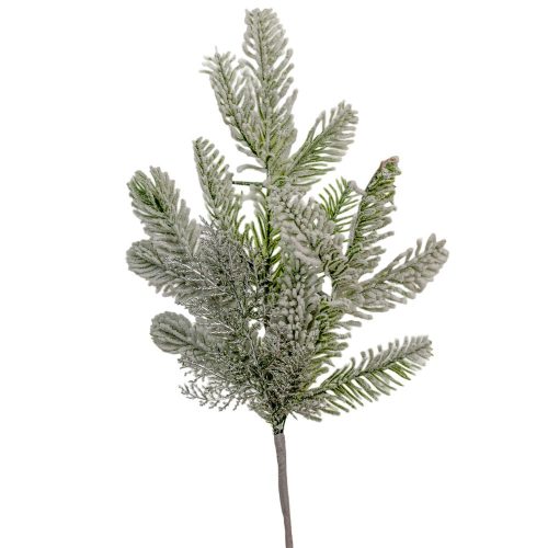 Fenyő ág havas ezüst ággal M42cm