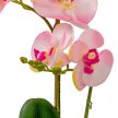 Orchidea cserepes gumi 2ágú rózsaszín M47cm