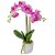 Orchidea cserepes gumi 2 ágú lila 47cm