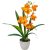 Cserepes orchidea gumi narancs M42cm 12db/#