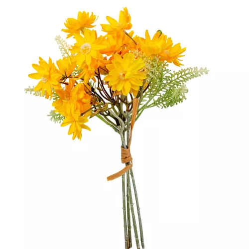 Margaréta köteg 20 virágos sárga 32cm