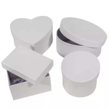 Papír doboz kraft 9-12cm 4db-os 