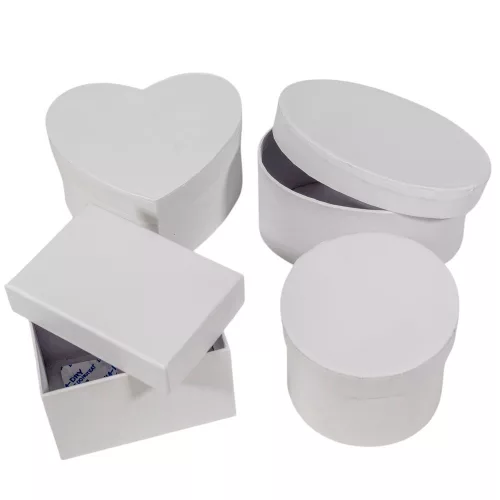 Papír doboz kraft 9-12cm 4db-os 