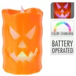 Halloween LED-es gyertya műa. M9cm