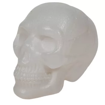 Halloween koponya dekoráció műa. 18cm