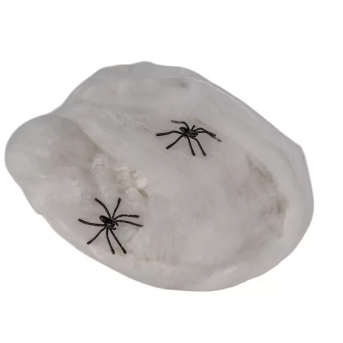 Textil pókháló fehér pókkal 1m2 20gr