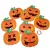 Halloween tök papír 15cm girlandnak fűzhető 8db-os
