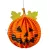 Papír lámpás halloween tök 16x13cm