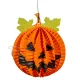 Papír lámpás halloween tök 16x13cm