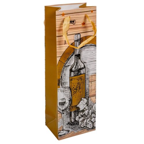 Italos tasak szőlő és bor mintával 12x36cm