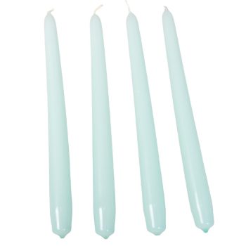   Lakkozott szálas gyertya 240x22mm vizkék 10db/csom (db ár)