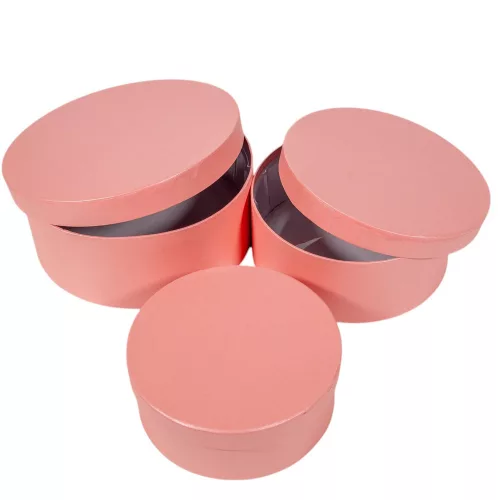 Papír doboz metál puncs D20-17,5-15cm 3db-os 