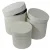 Papír doboz magas kerek bright white 20-17,5-15cm 3db-os