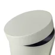 Papír doboz magas kerek bright white D17-15cm 2db-os